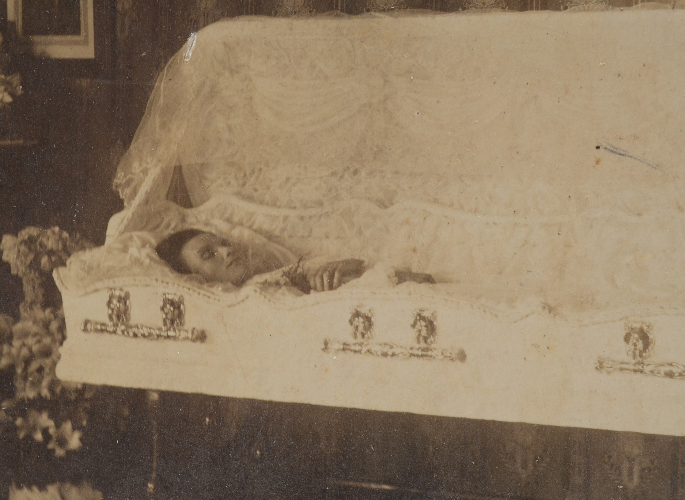 Two Victorian Era and One 1960s Unframed Silver Gelatin Postmortem Photographs