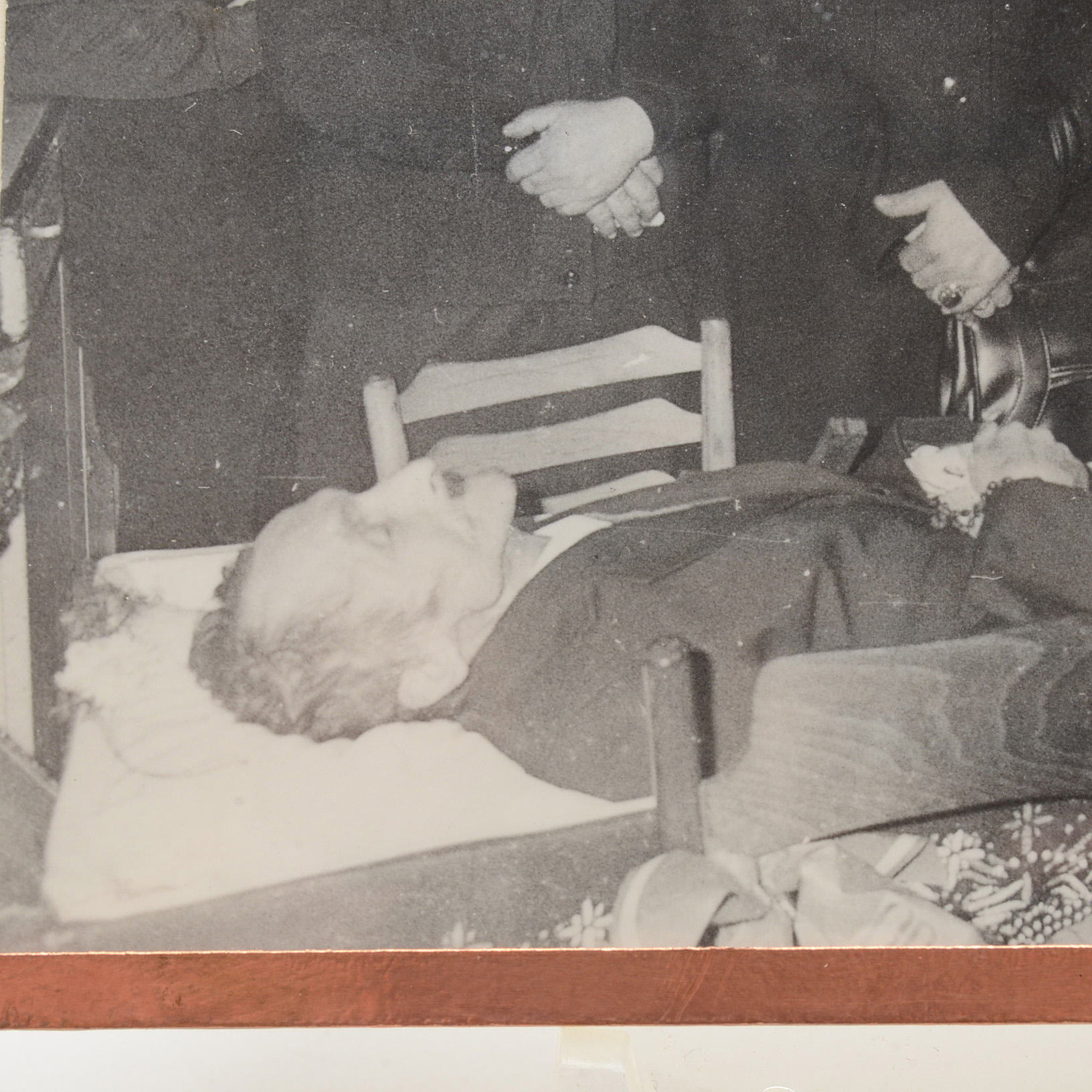 Two Victorian Era and One 1960s Unframed Silver Gelatin Postmortem Photographs