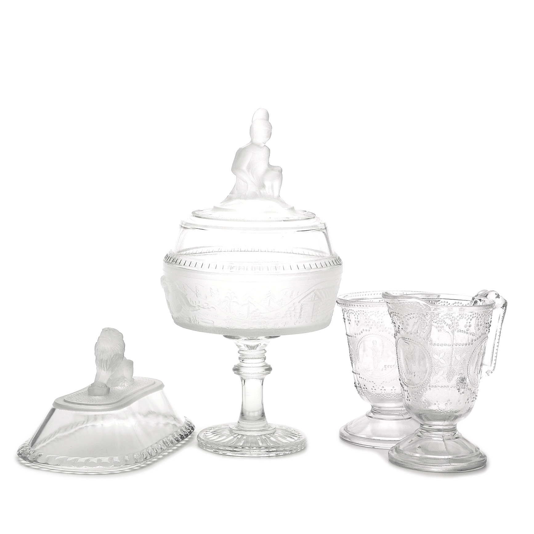 Collection of Vintage Glass Items