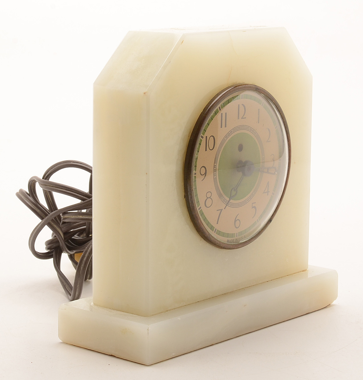 Vintage New Haven Marble Clock