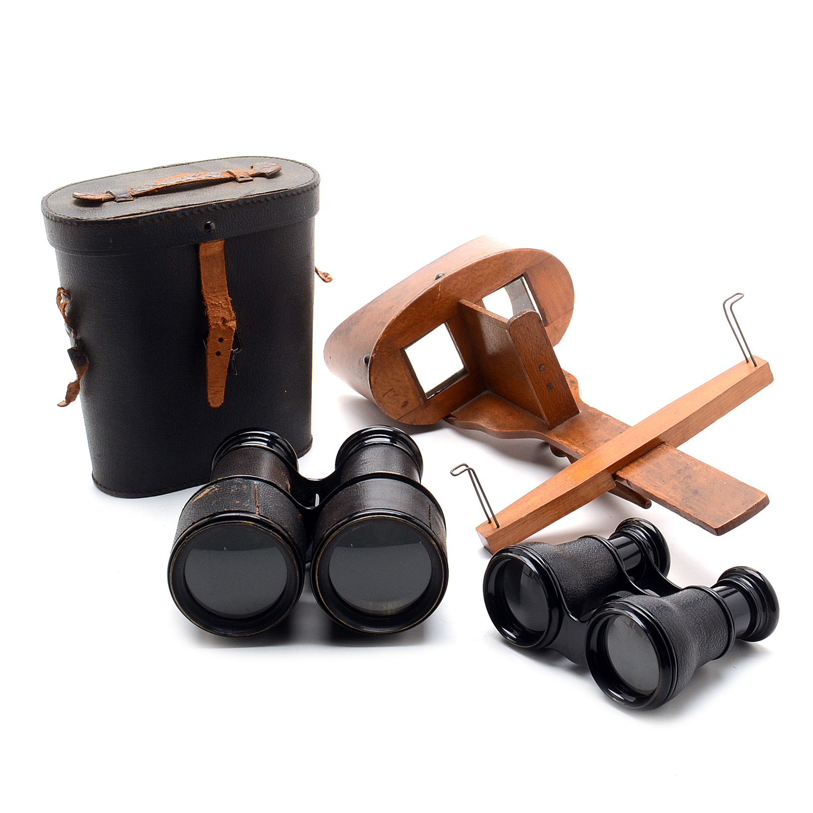 Vintage Binoculars and Stereoscope