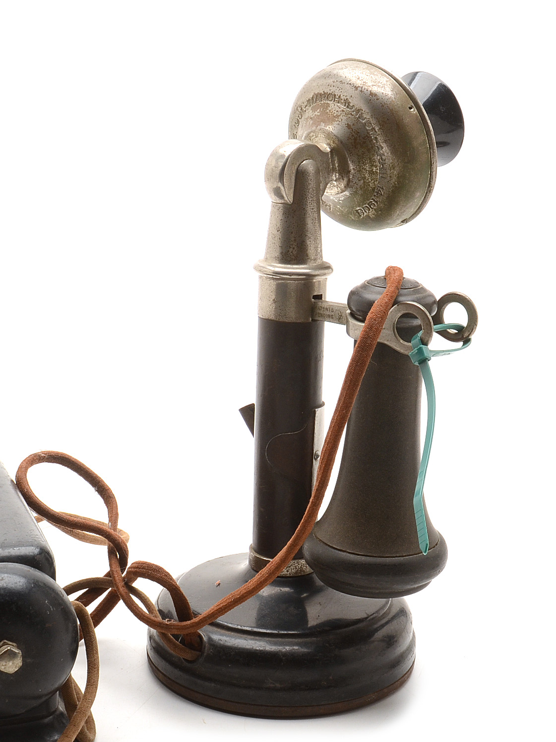 Vintage Candlestick Style Telephones and Ringer Box