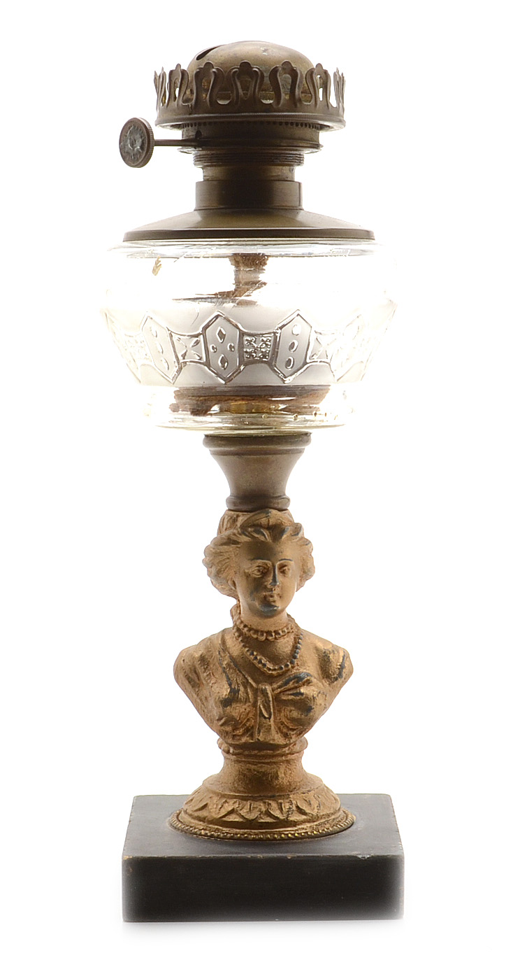 Pair of Antique Victorian Oil Lamps