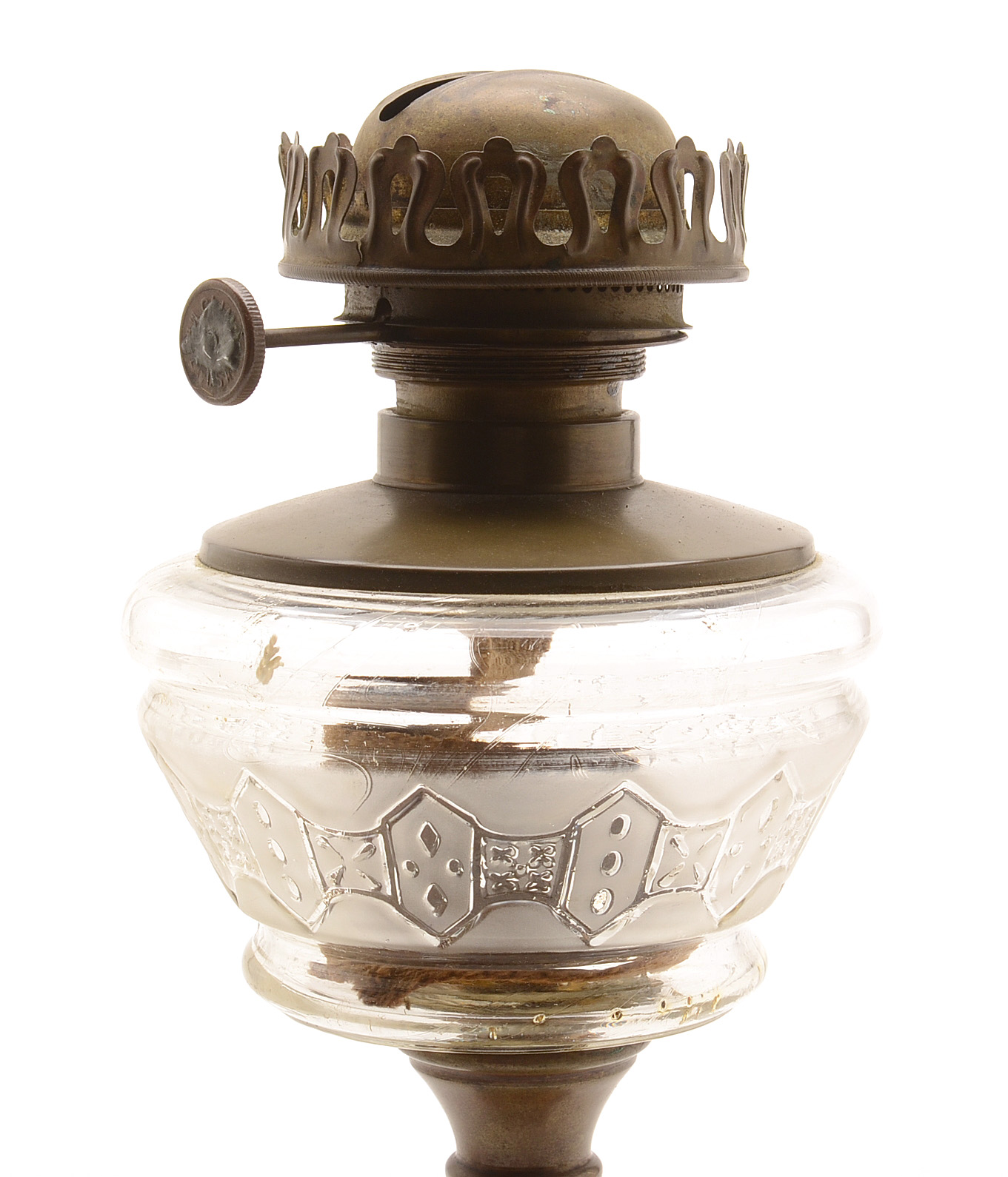 Pair of Antique Victorian Oil Lamps