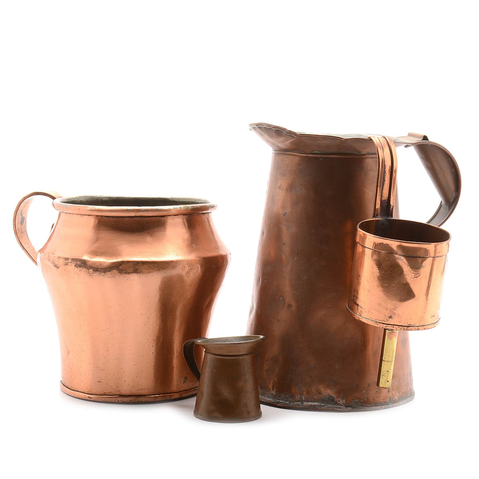 Collection of Antique Copper Pieces