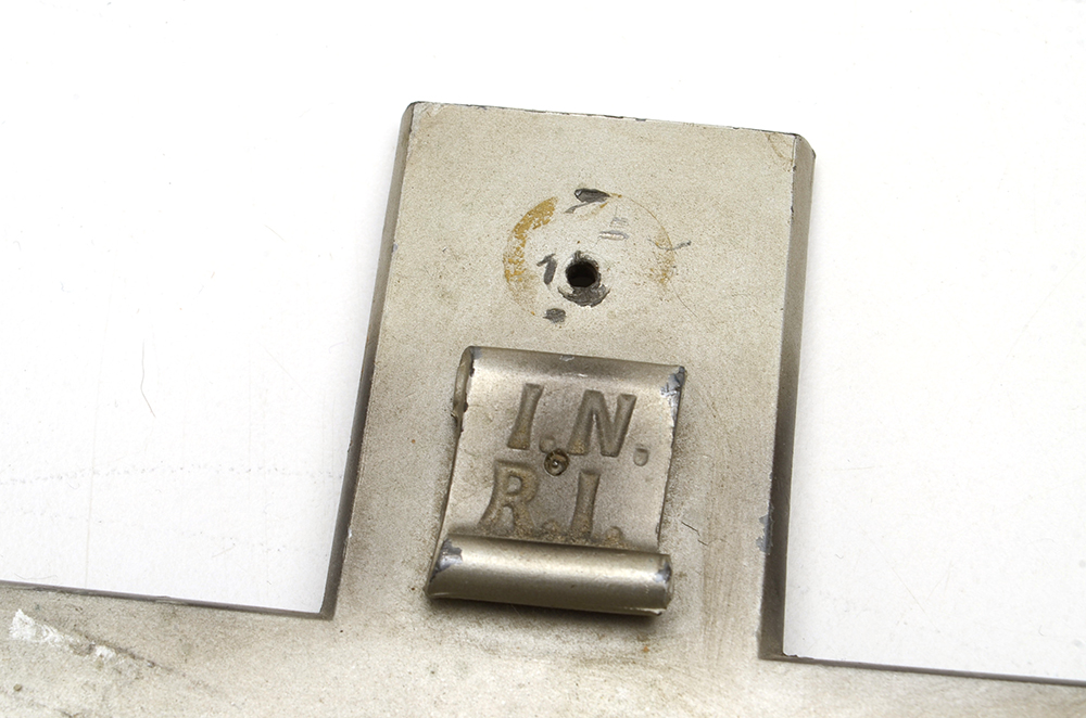 Two Cast Metal Wall Mountable Crucifixes
