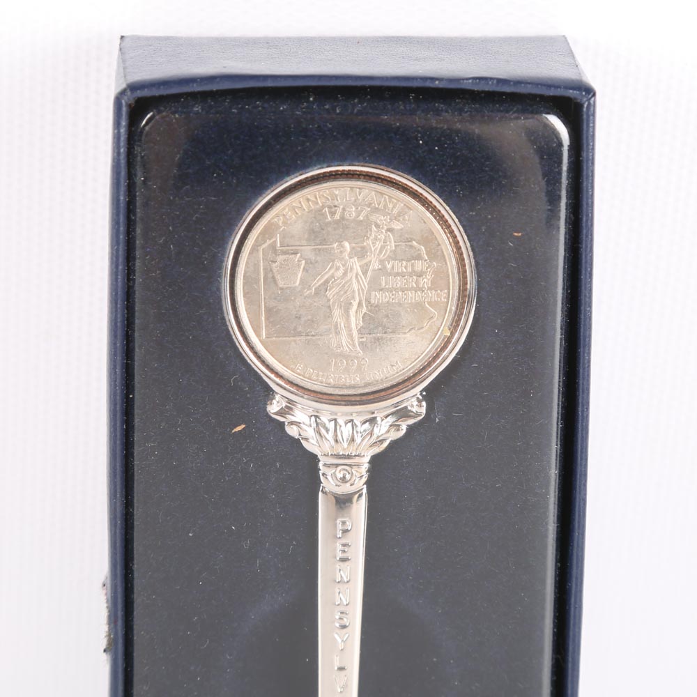 Commemorative US State Quarter Spoons