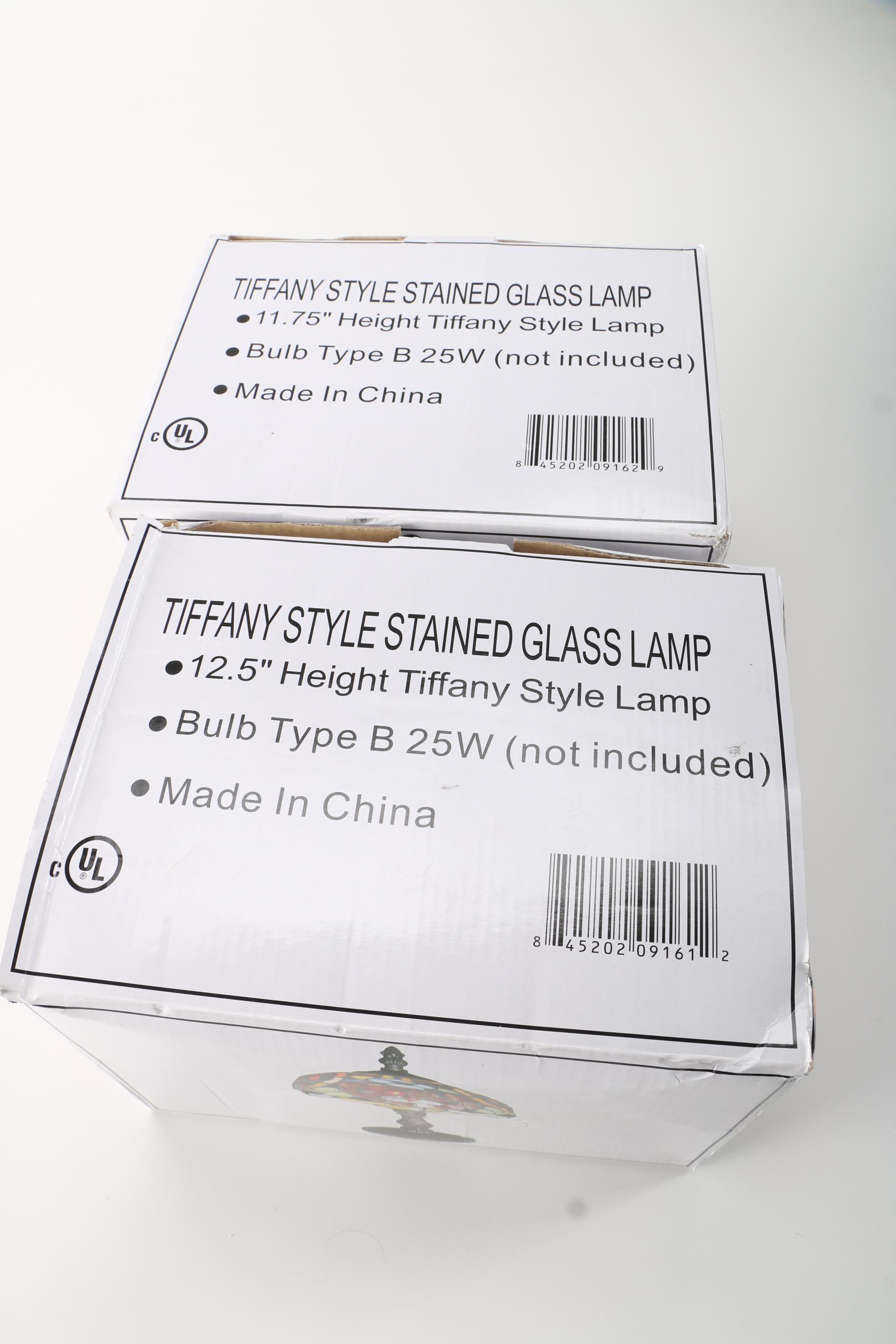 Tiffany Style Accent Lamps