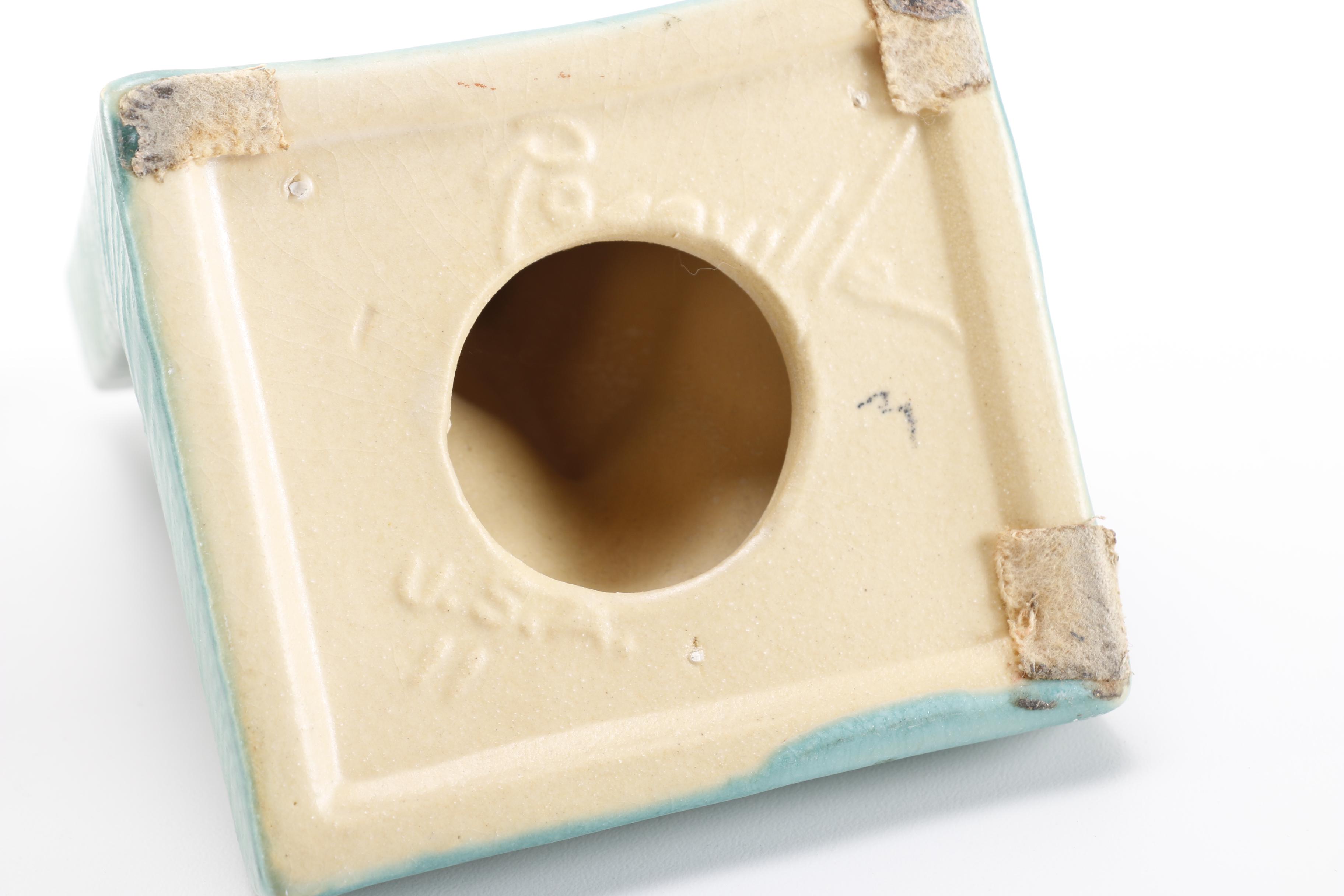 Roseville "Peony" Bookends