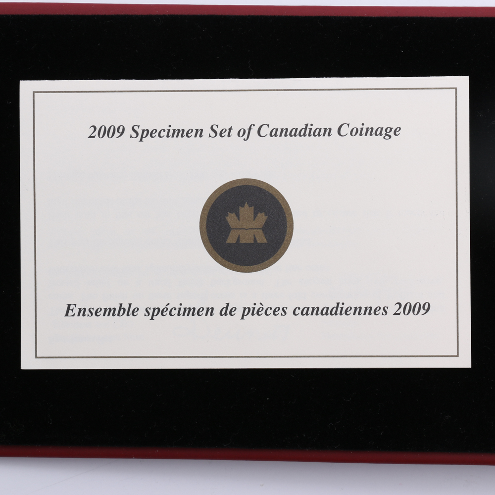 2009 Canadian Specimen Type Coin Set