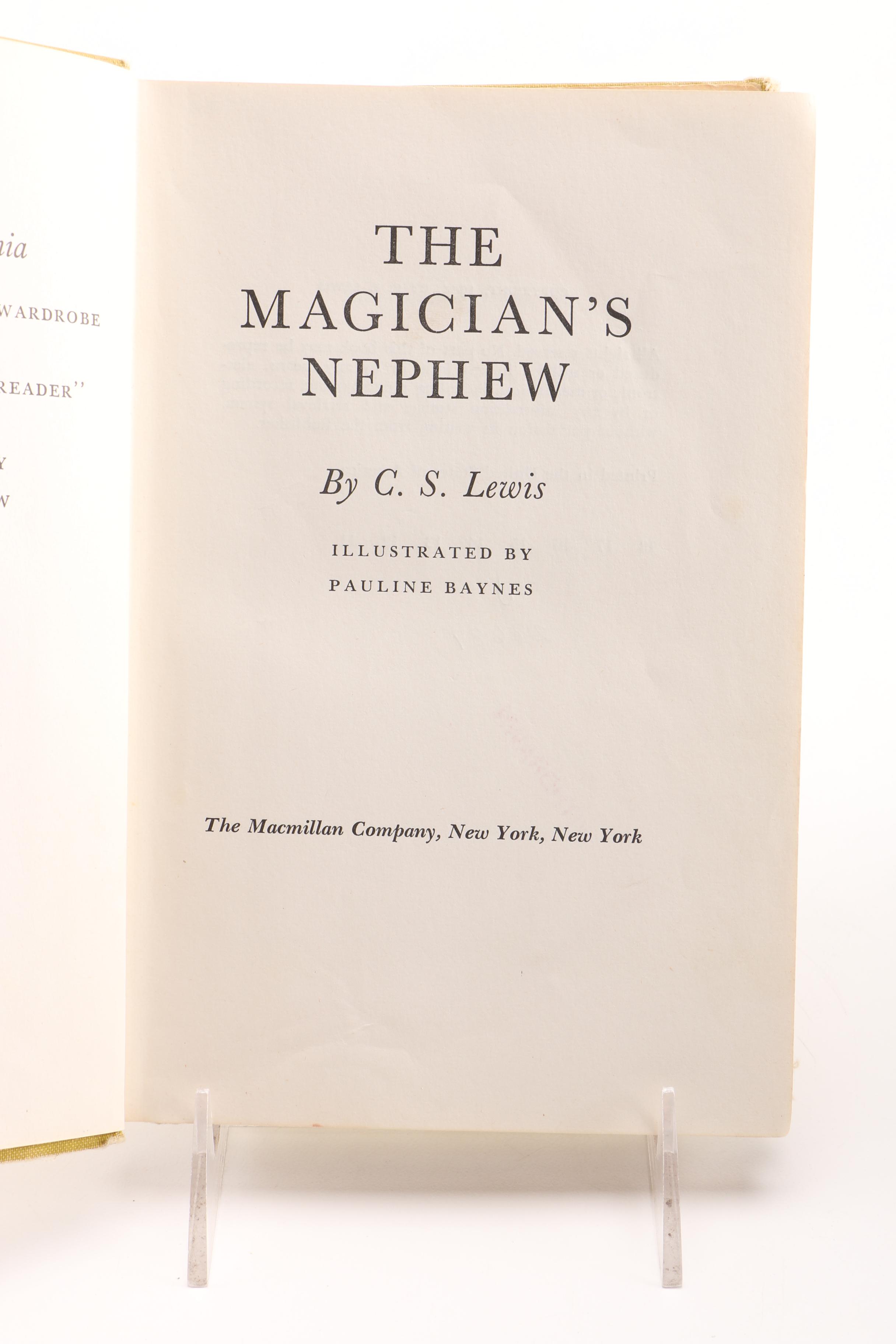 First American Edition, Later Printings of "The Chronicles of Narnia" Series by C.S. Lewis
