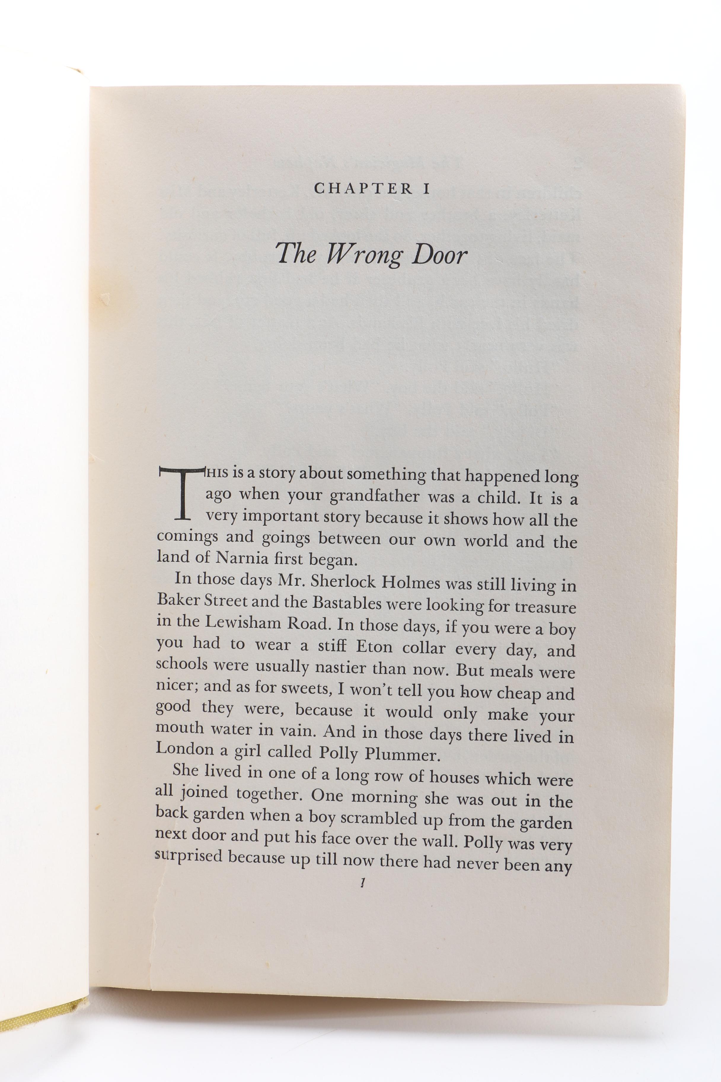First American Edition, Later Printings of "The Chronicles of Narnia" Series by C.S. Lewis
