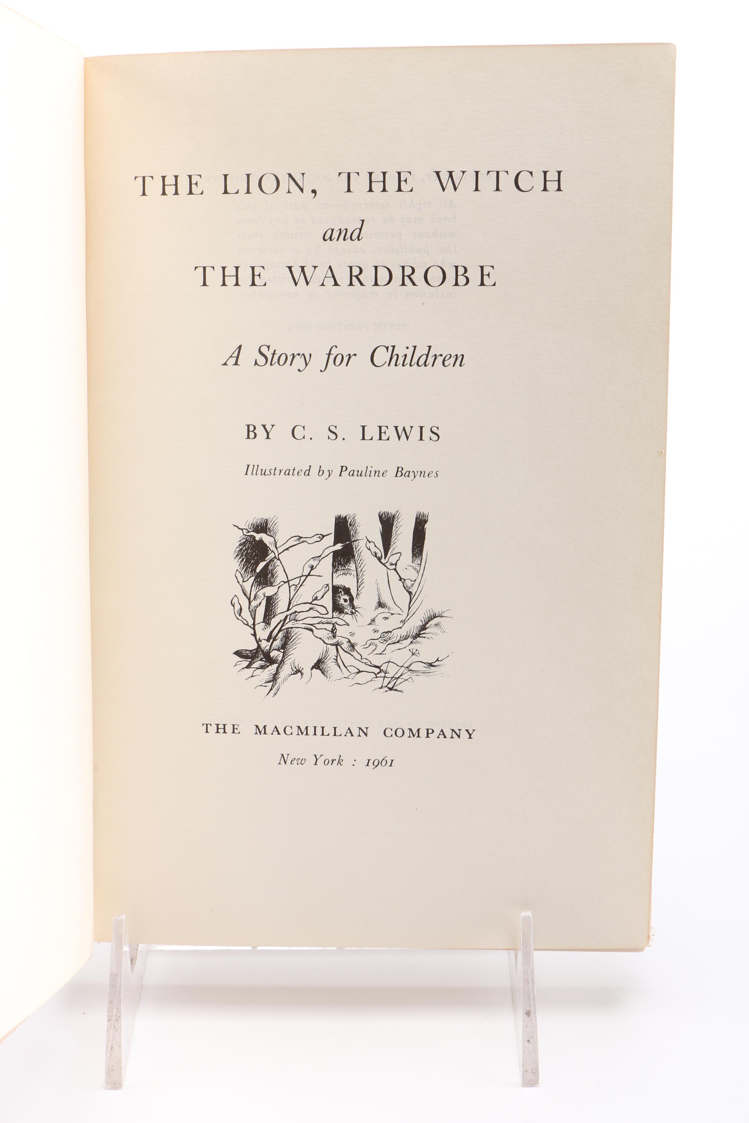First American Edition, Later Printings of "The Chronicles of Narnia" Series by C.S. Lewis