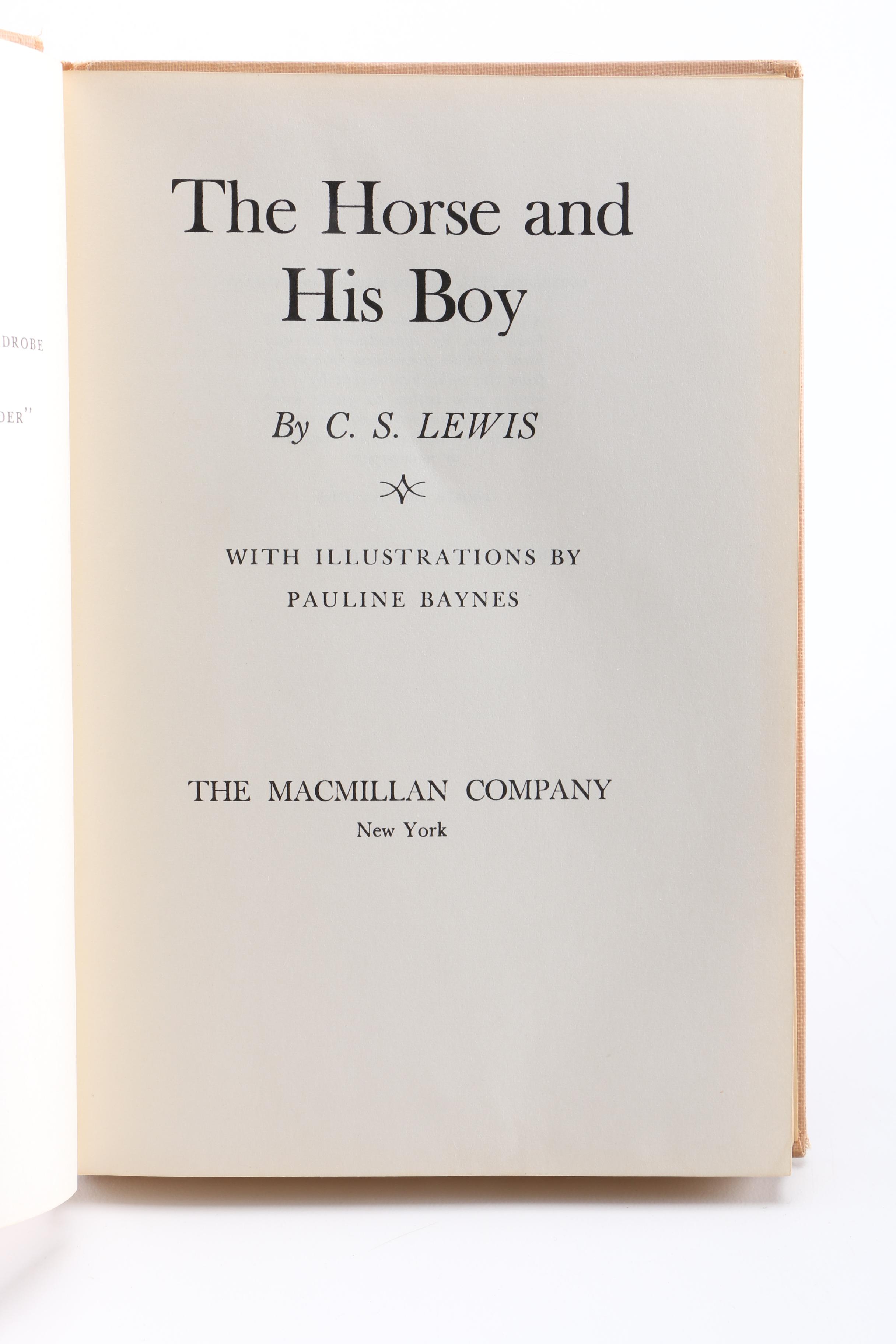 First American Edition, Later Printings of "The Chronicles of Narnia" Series by C.S. Lewis