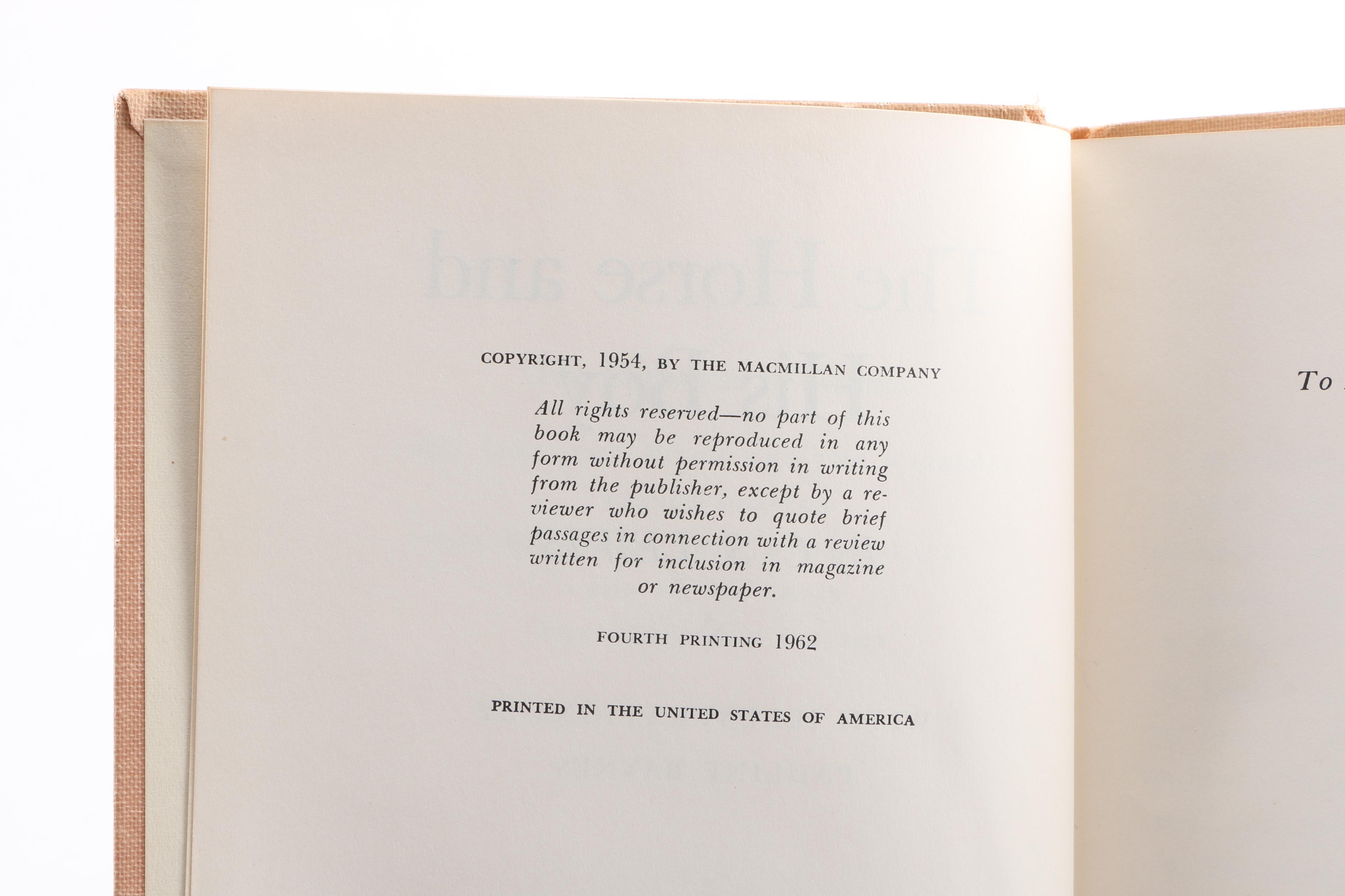 First American Edition, Later Printings of "The Chronicles of Narnia" Series by C.S. Lewis