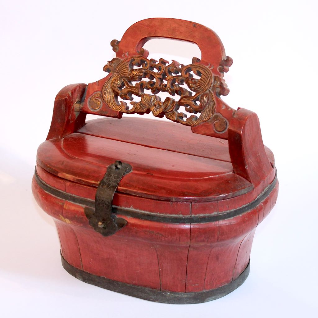 Authentic Hong Kong Wood Lunch Box, Qing Dynasty