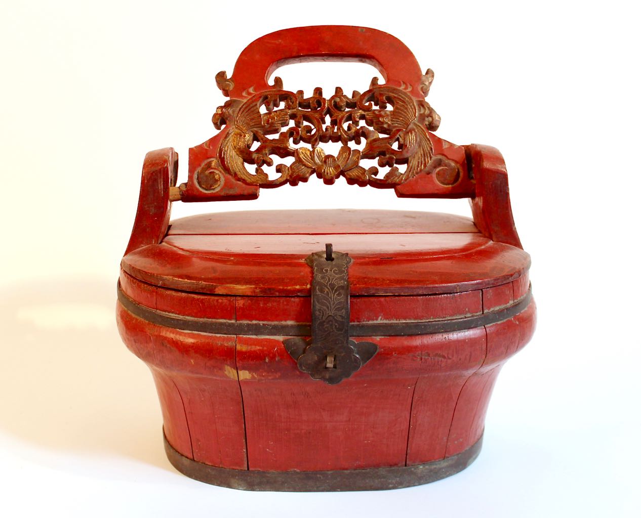 Authentic Hong Kong Wood Lunch Box, Qing Dynasty