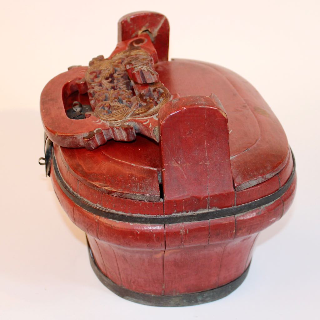 Authentic Hong Kong Wood Lunch Box, Qing Dynasty