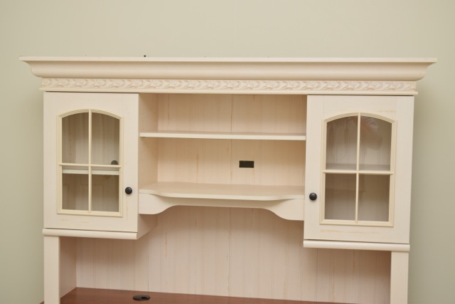 Cottage Style Desk, Hutch and Filing Cabinet