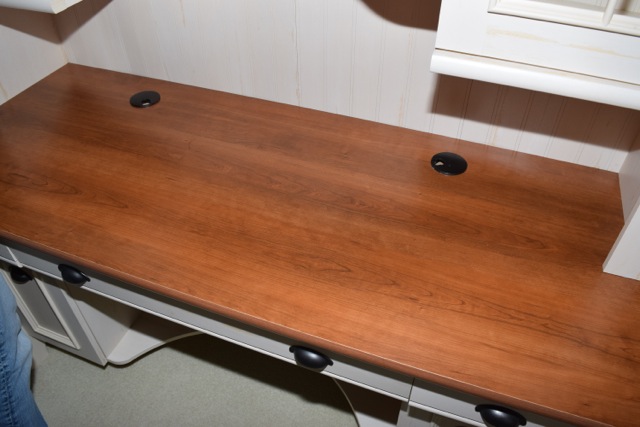 Cottage Style Desk, Hutch and Filing Cabinet