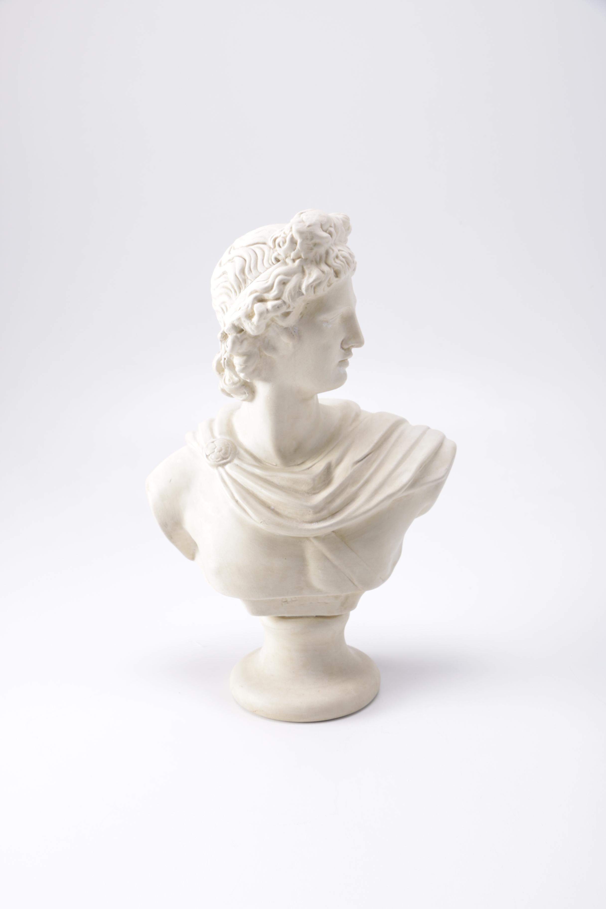 Ceramic Bust of Apollo