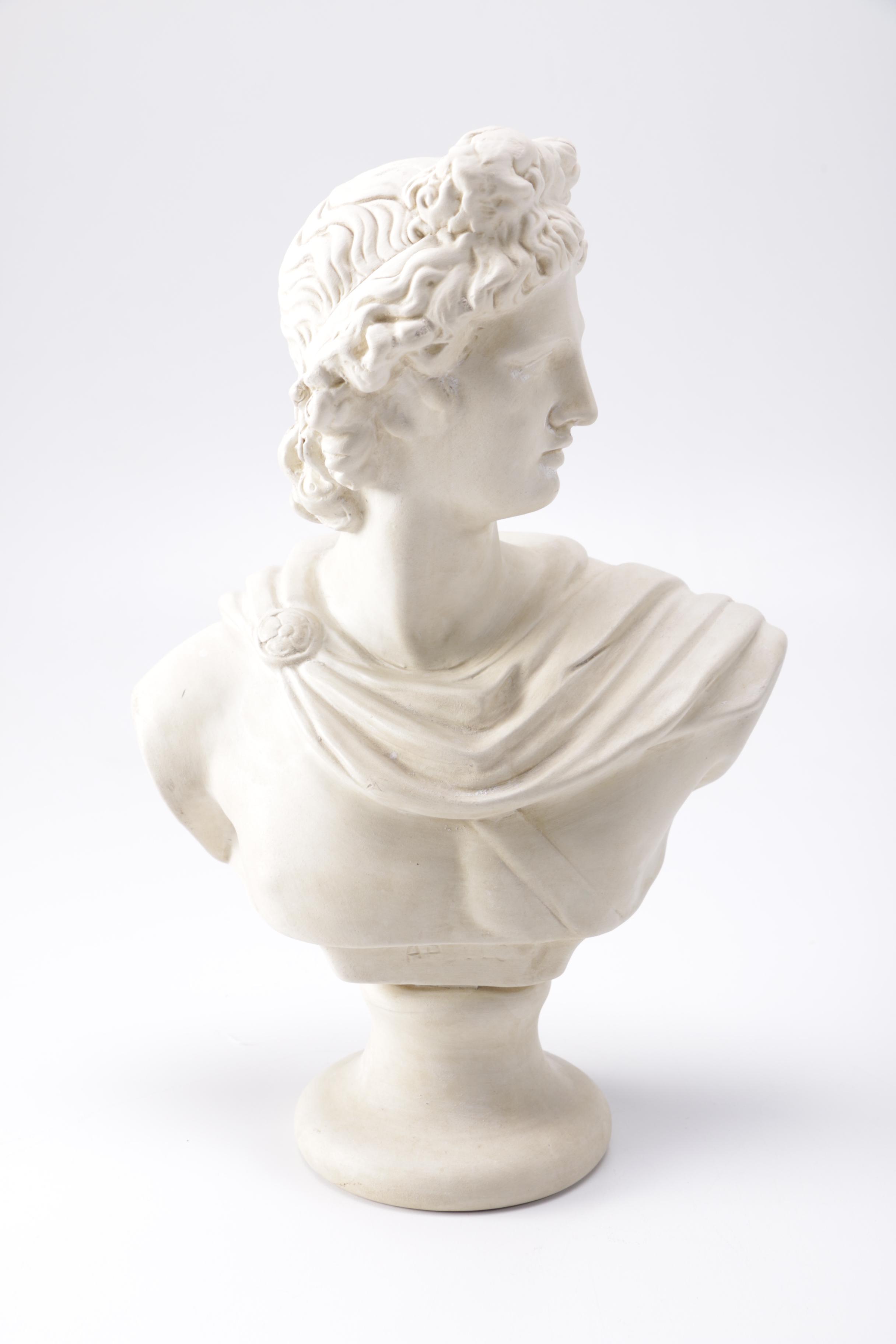 Ceramic Bust of Apollo