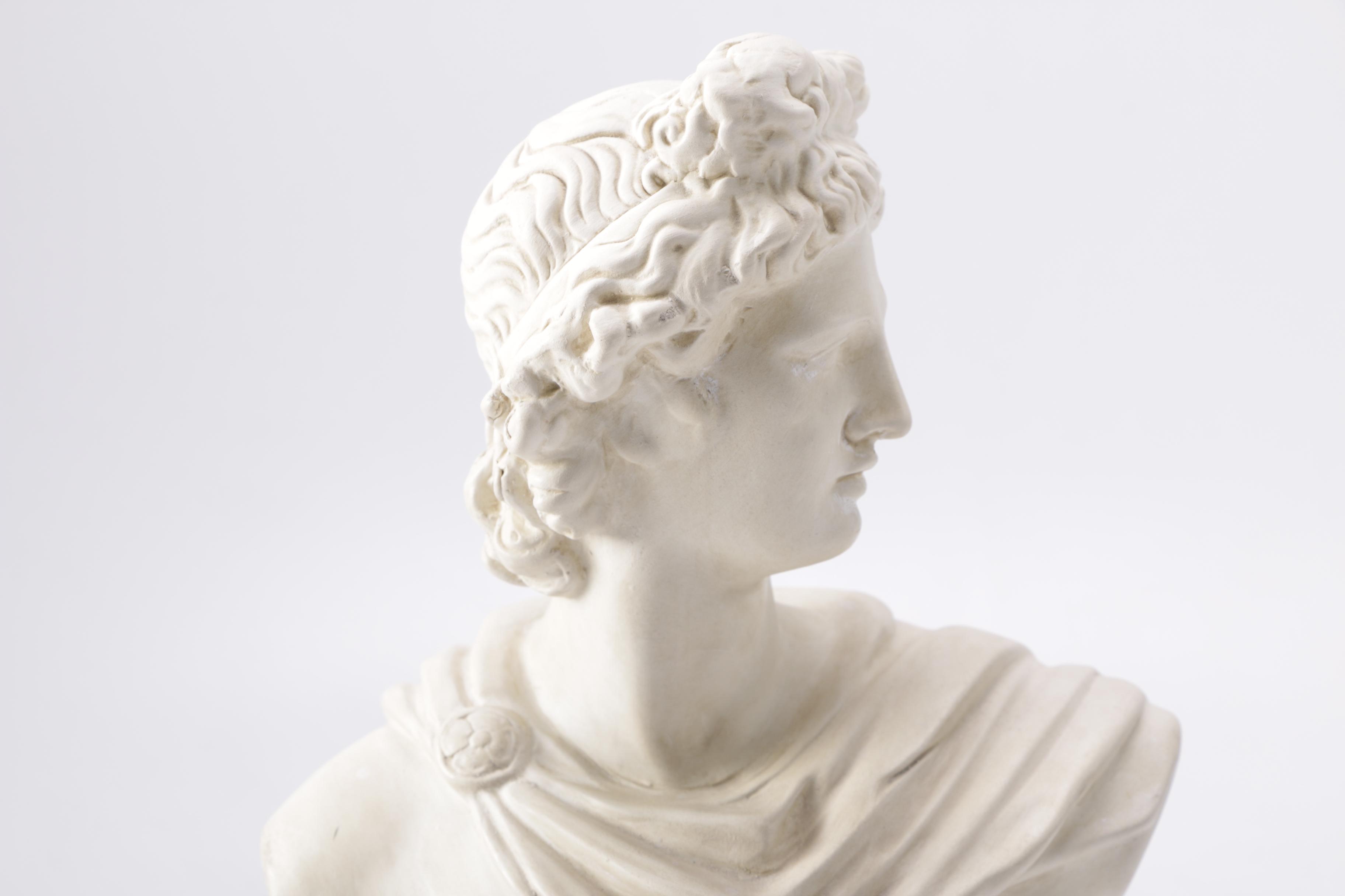Ceramic Bust of Apollo