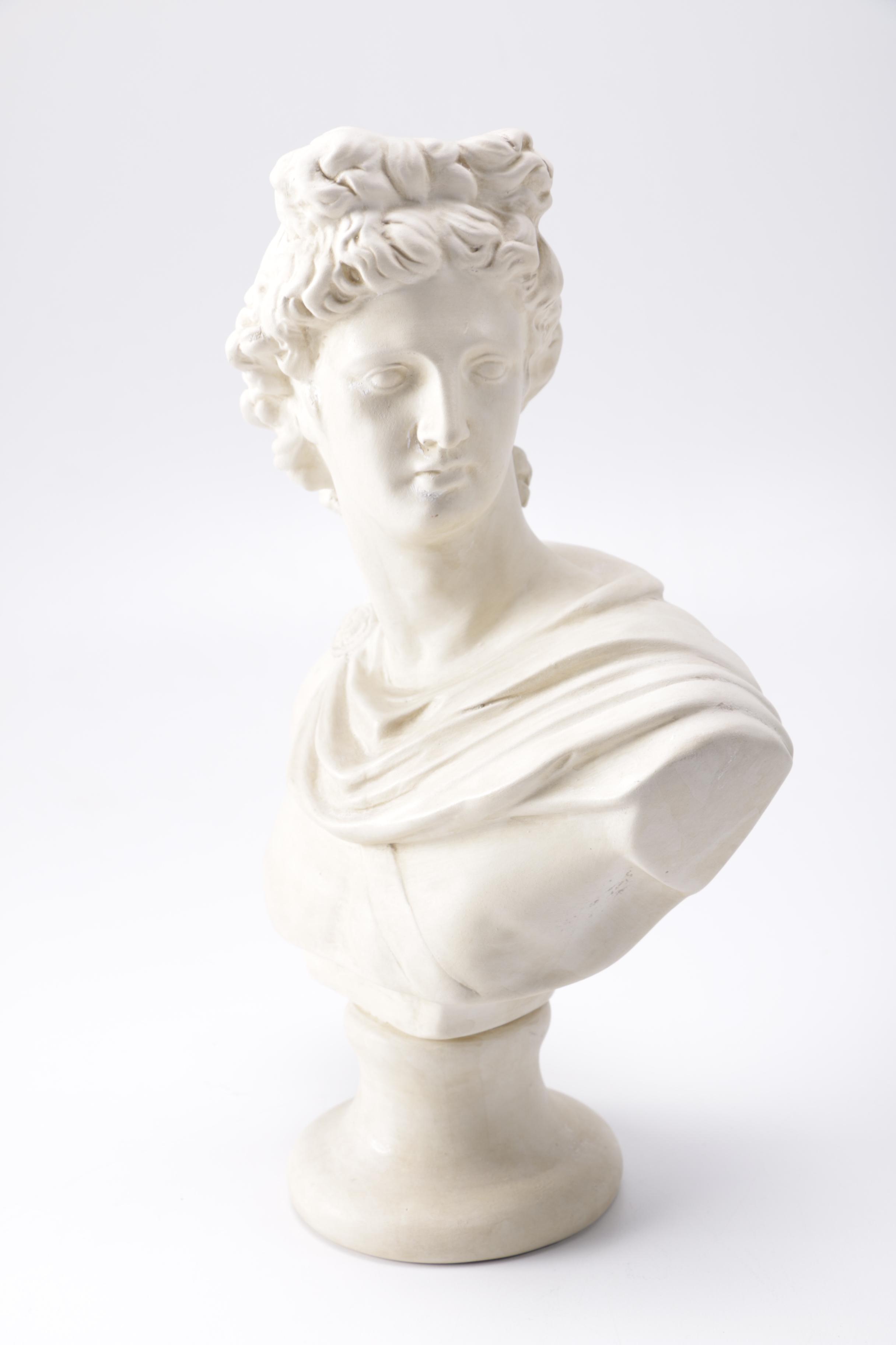 Ceramic Bust of Apollo