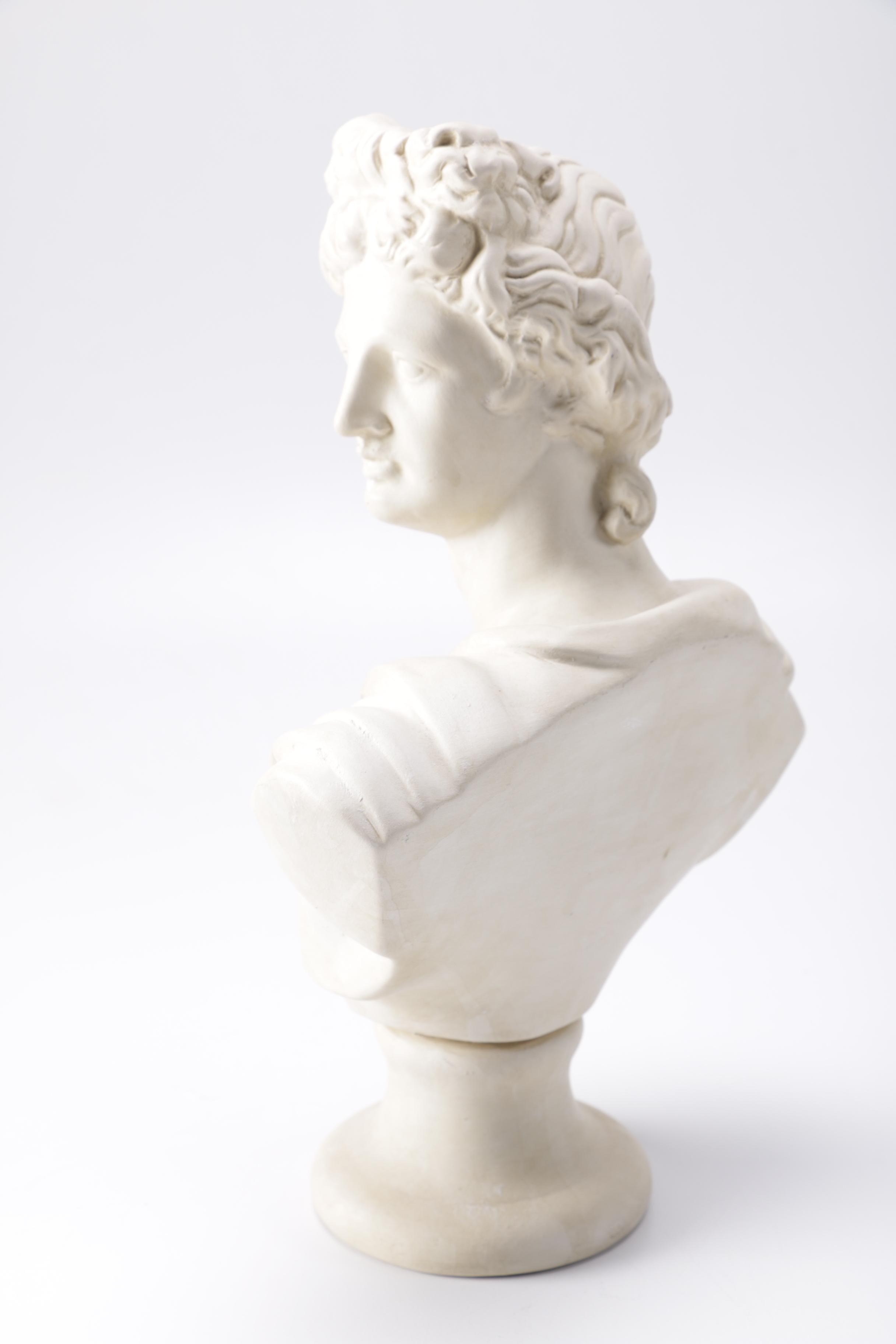 Ceramic Bust of Apollo