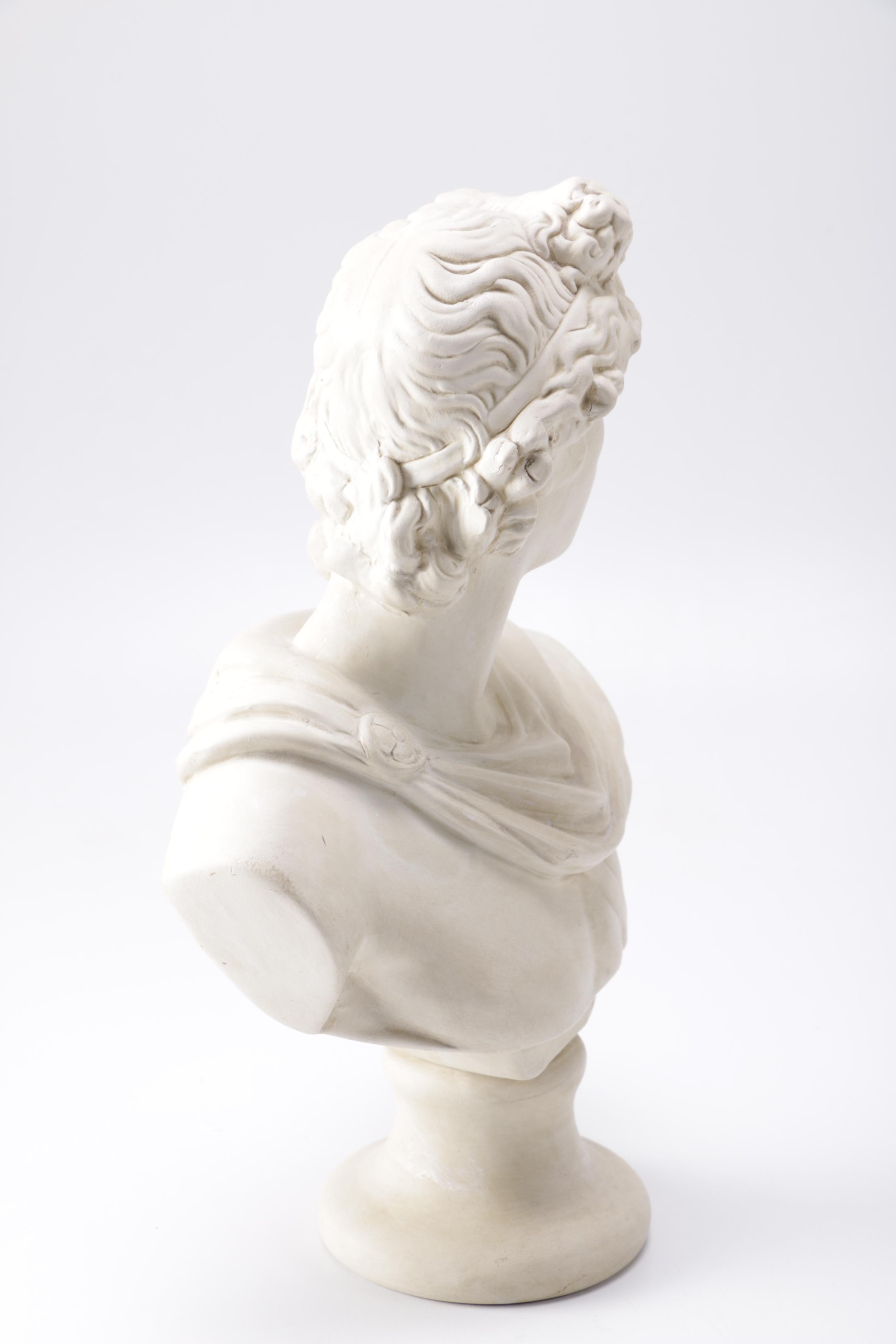 Ceramic Bust of Apollo