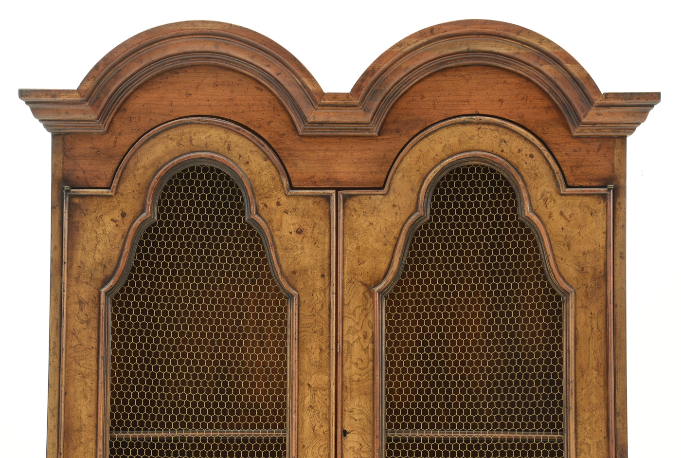 Burled Walnut Secretary Desk