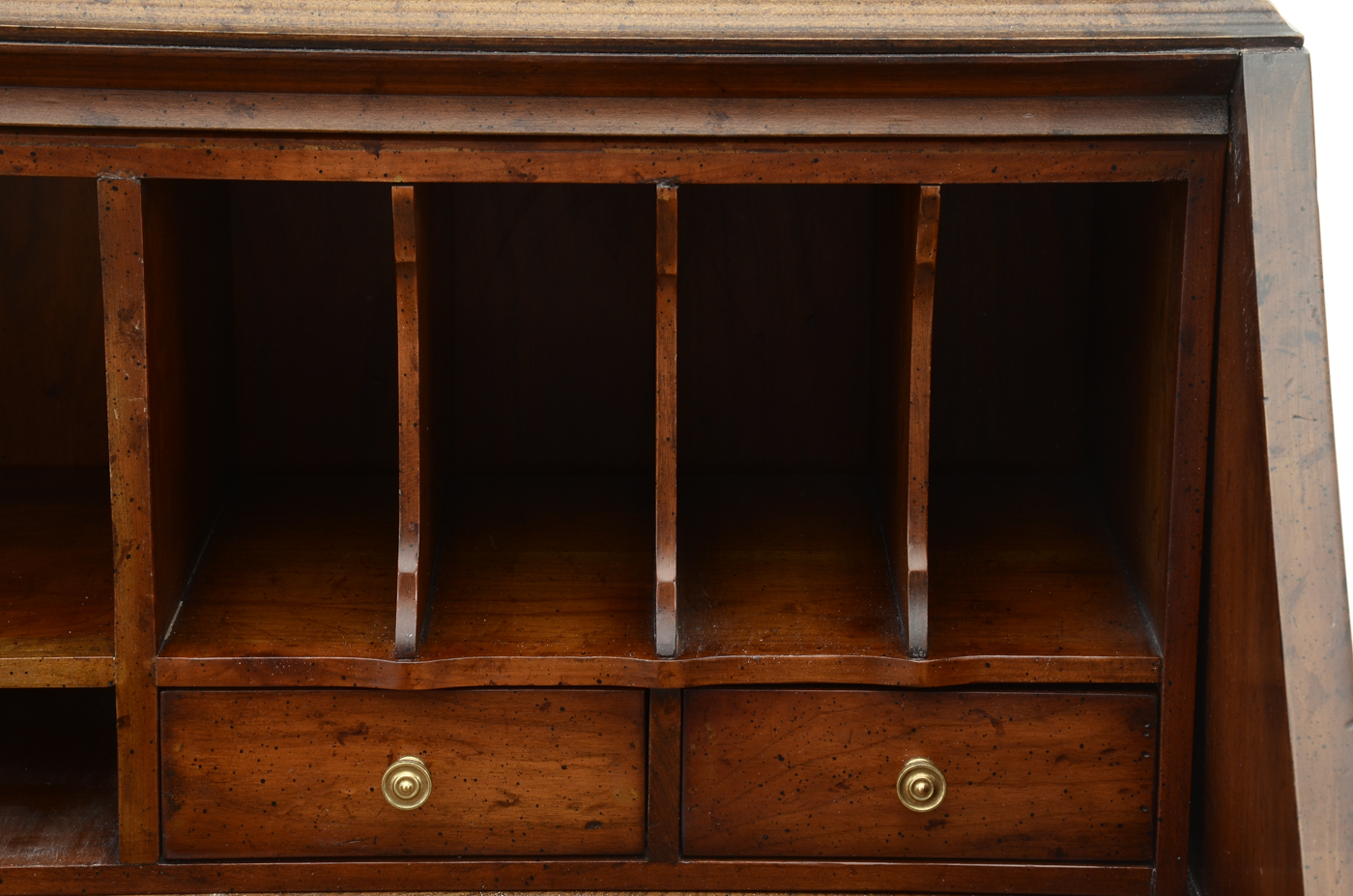 Burled Walnut Secretary Desk