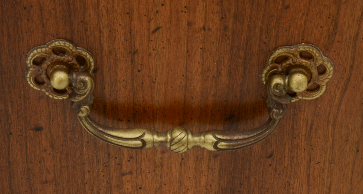 Burled Walnut Secretary Desk