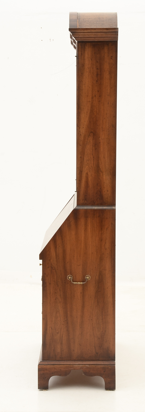 Burled Walnut Secretary Desk