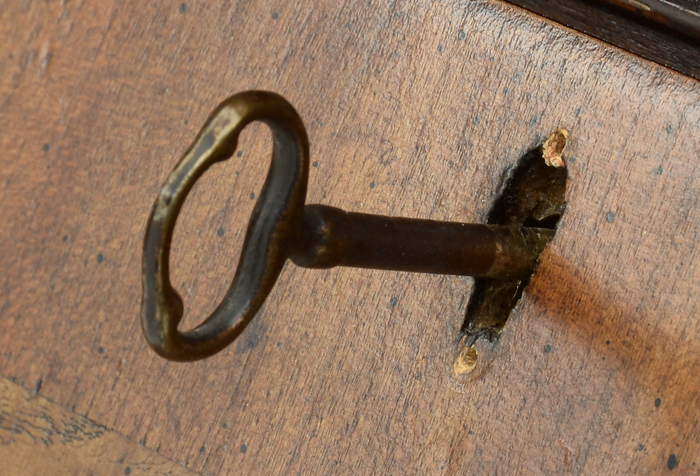 Burled Walnut Secretary Desk
