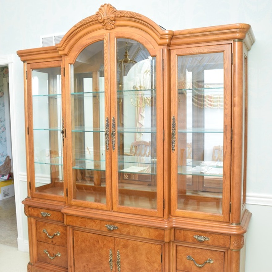 American Drew Lighted China Cabinet