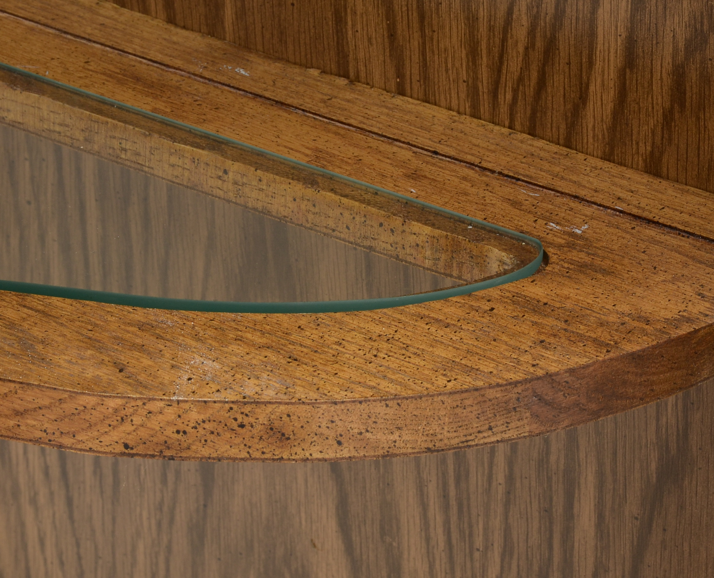 Oak Victorian Style Display Cabinet