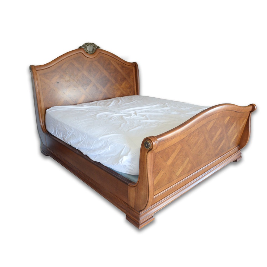 Contemporary King Size Sleigh Bed Frame