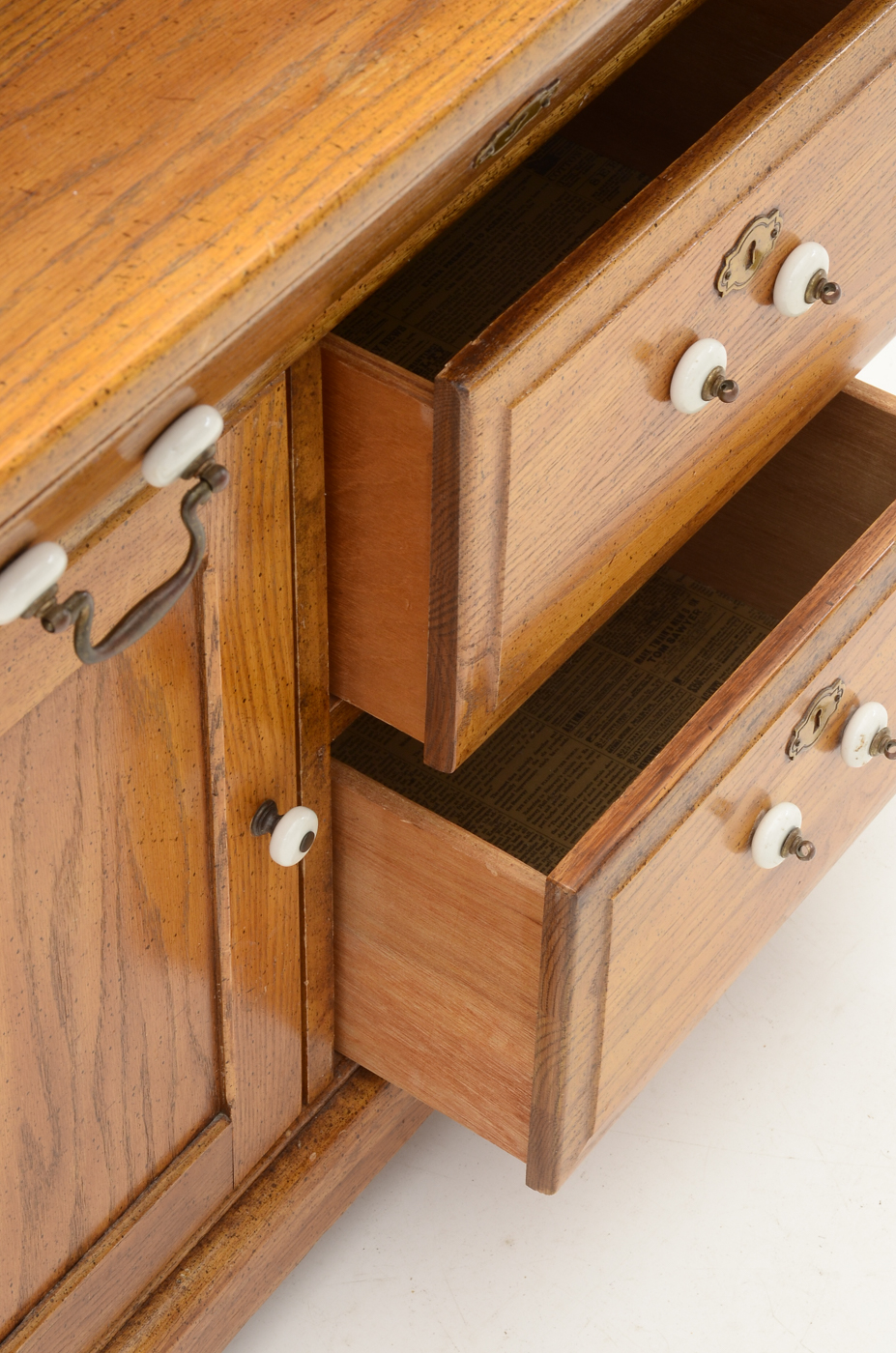 Victorian Style Oak Desk