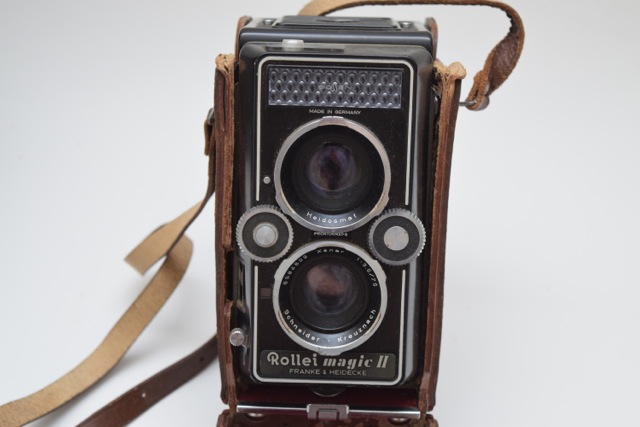 Vintage Rollei Twin Lens Reflex Film Camera