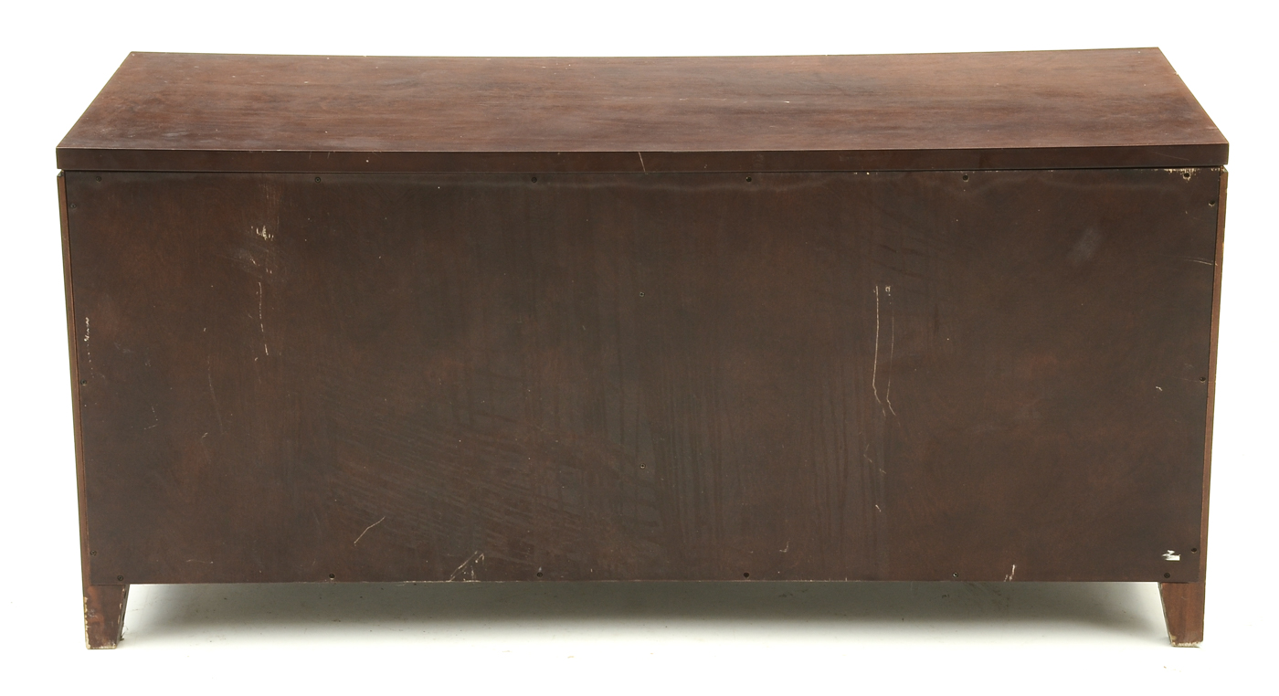 Mahogany Veneer TV Stand