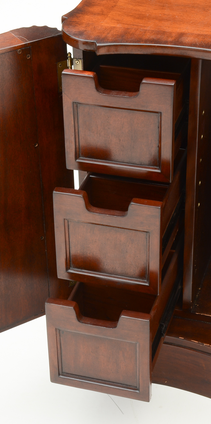 Sligh Mahogany Credenza with Keyboard Drawer