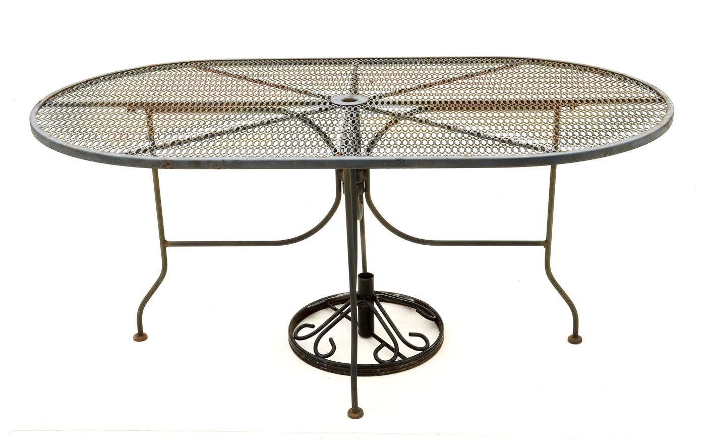 Carolina Forge Patio Table and Six Chairs