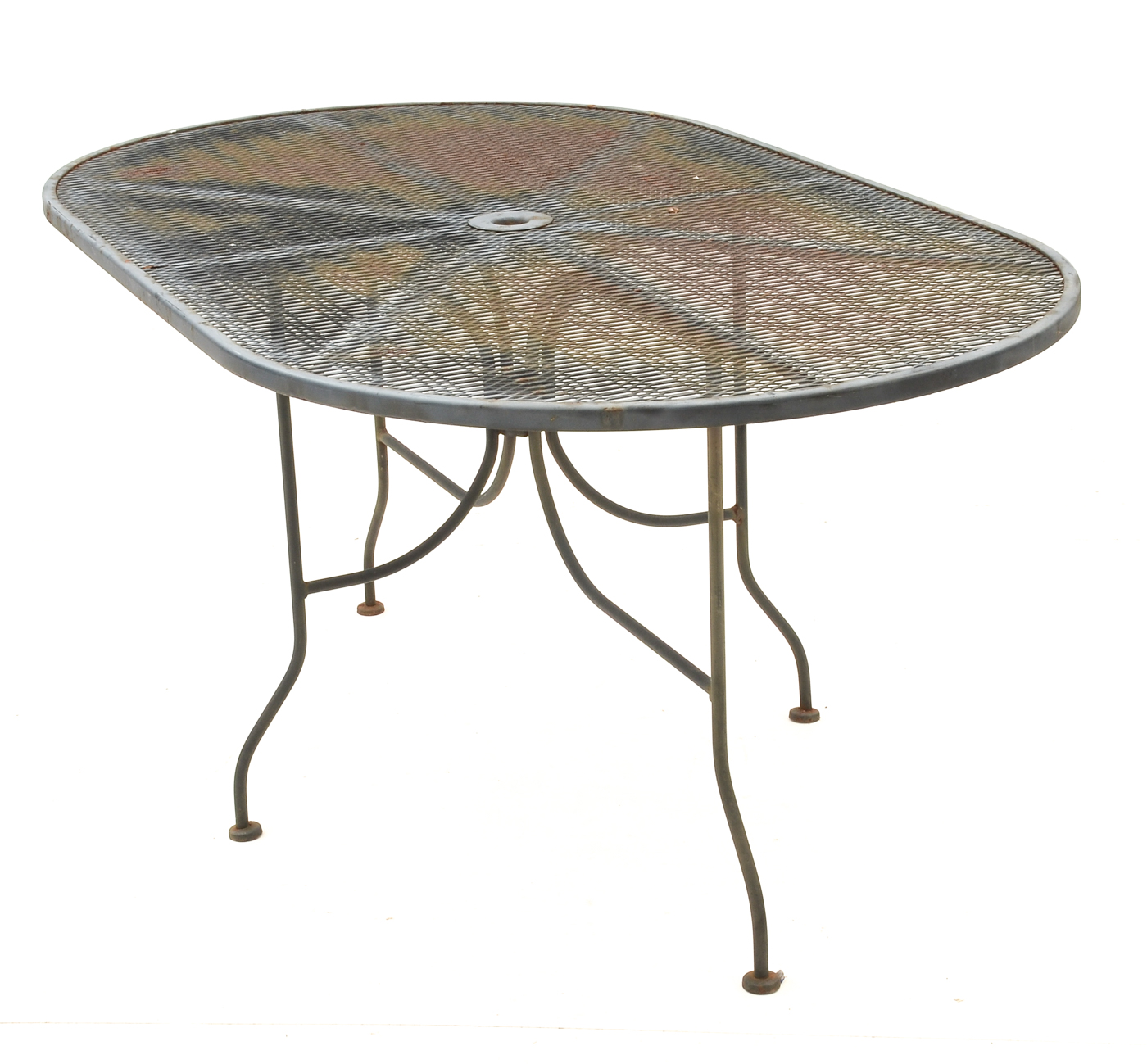 Carolina Forge Patio Table and Six Chairs