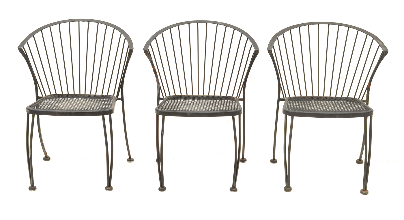 Carolina Forge Patio Table and Six Chairs