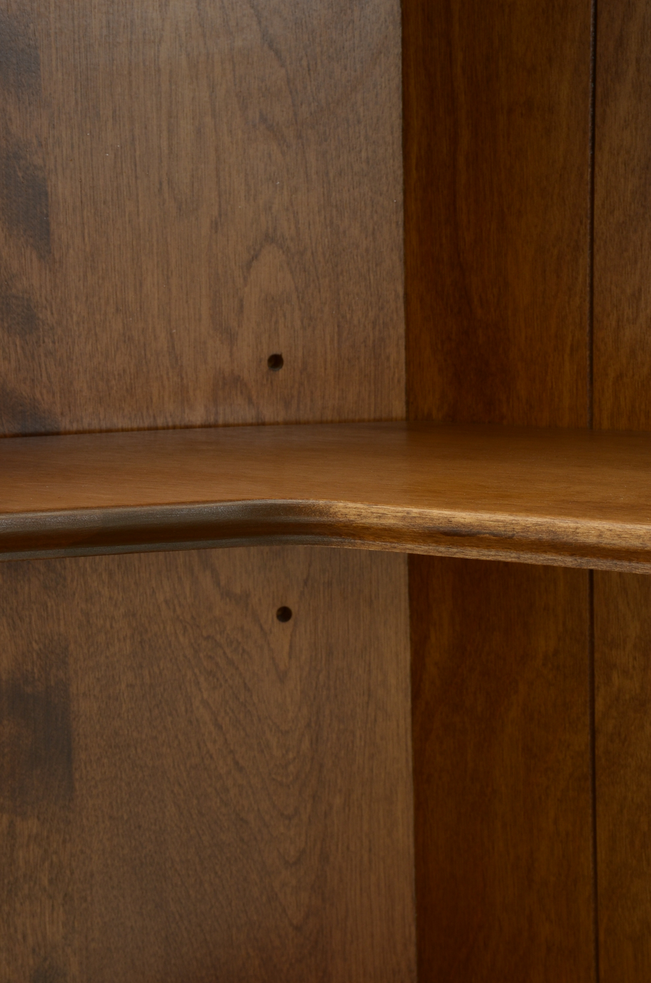 Ethan Allen Maple Corner Bookcase-on-Desk