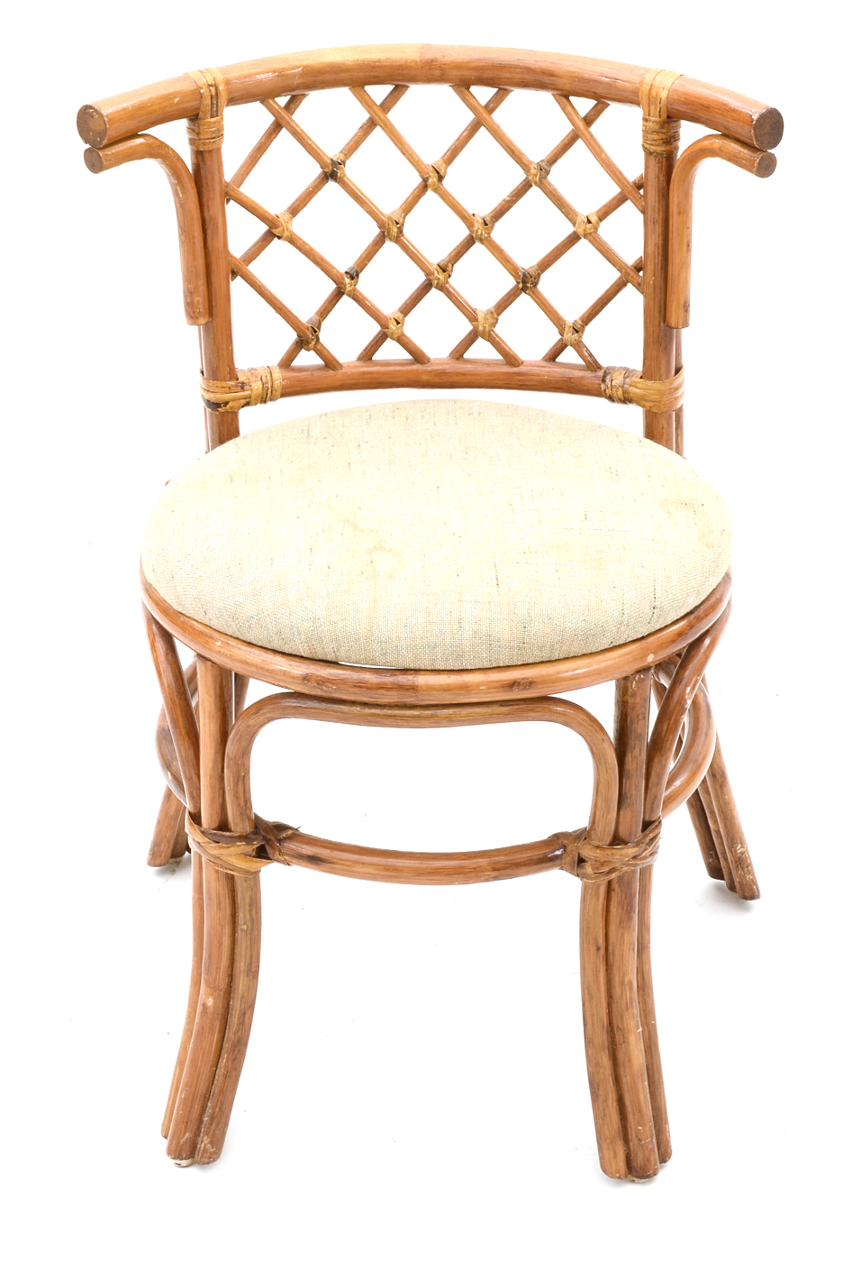 Rattan Accent Table with Chairs