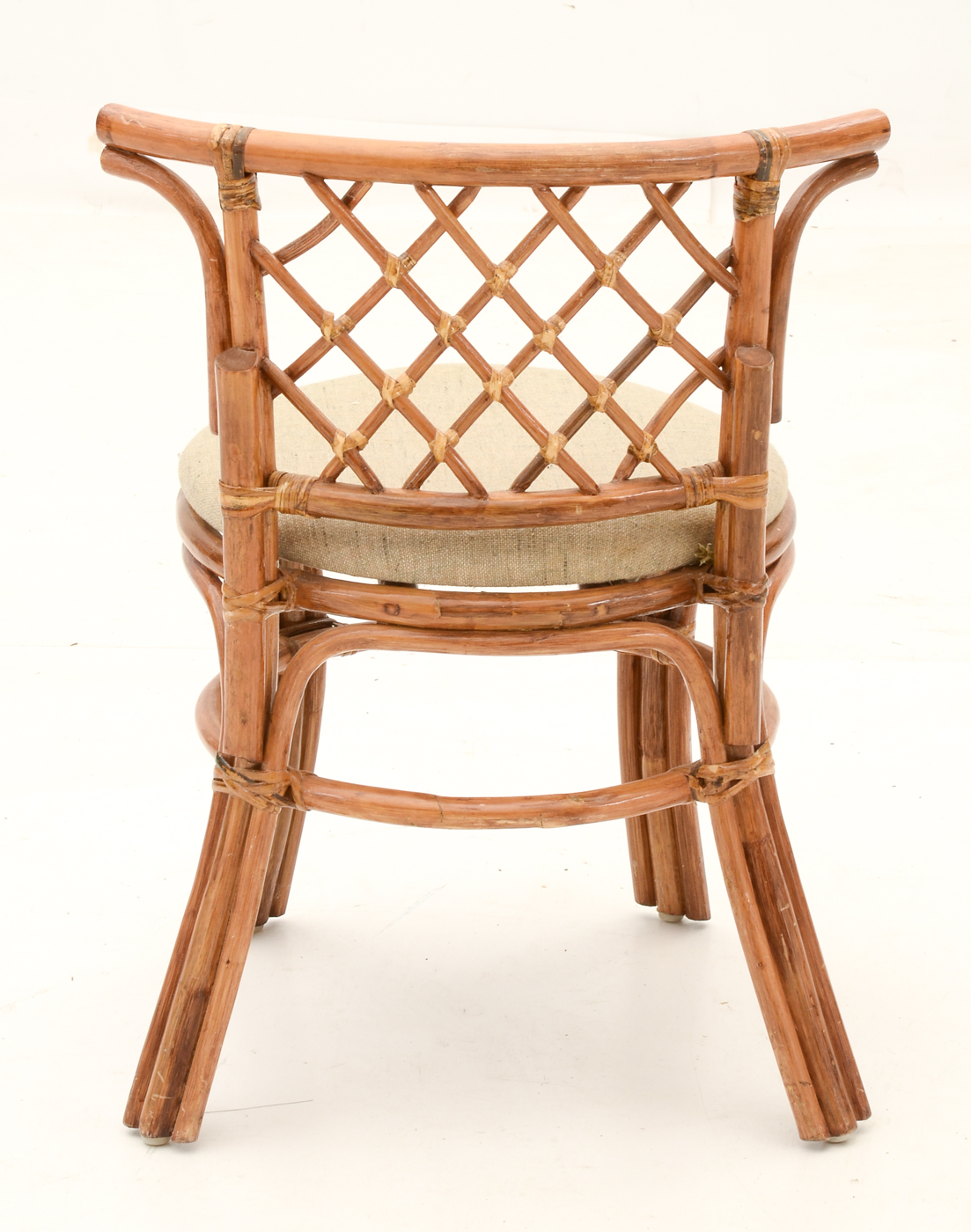 Rattan Accent Table with Chairs