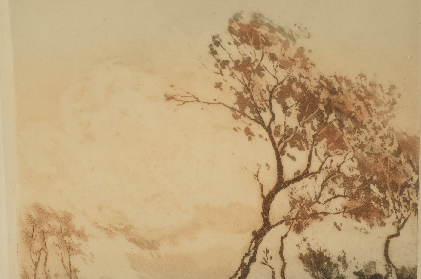 Louis Davril Original Signed Color Aquatint Etching