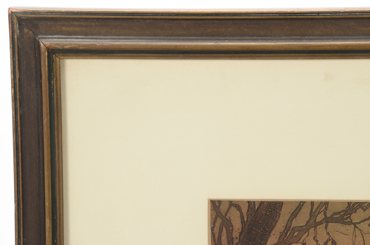 Original Color Aquatint Etching of Notre Dame